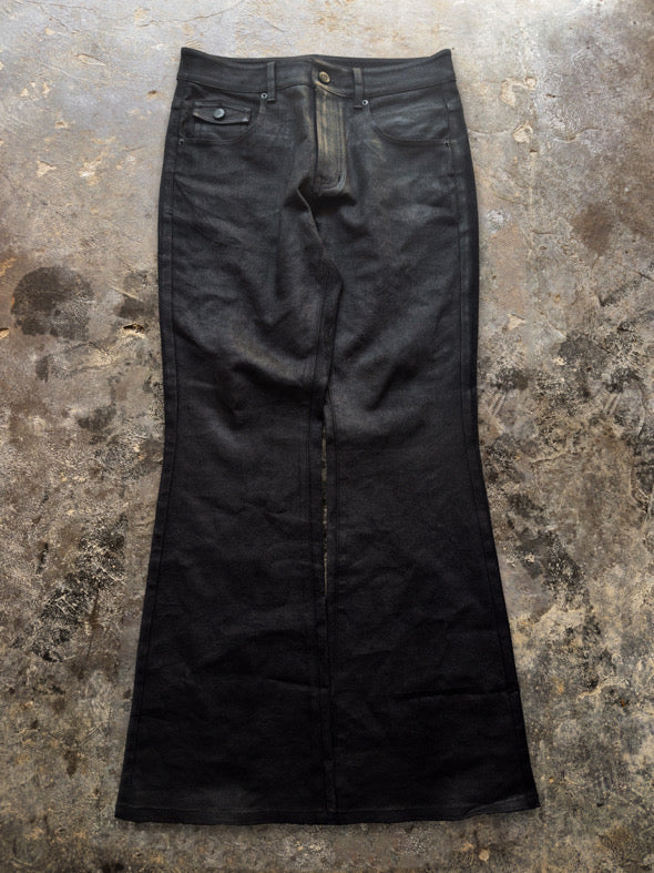 Black "DriftCut" Wax Pant